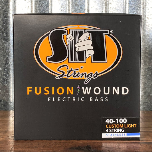 SIT Strings SRB40100L Fusion Wound Stainless Steel Custom Light 4 String Bass 40-100 Set
