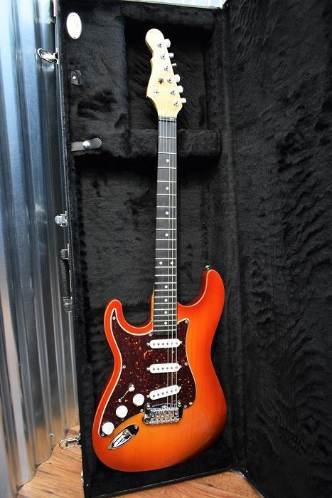 G&L Guitars USA Legacy Cherryburst Left Hand Electric Guitar & Case #8530