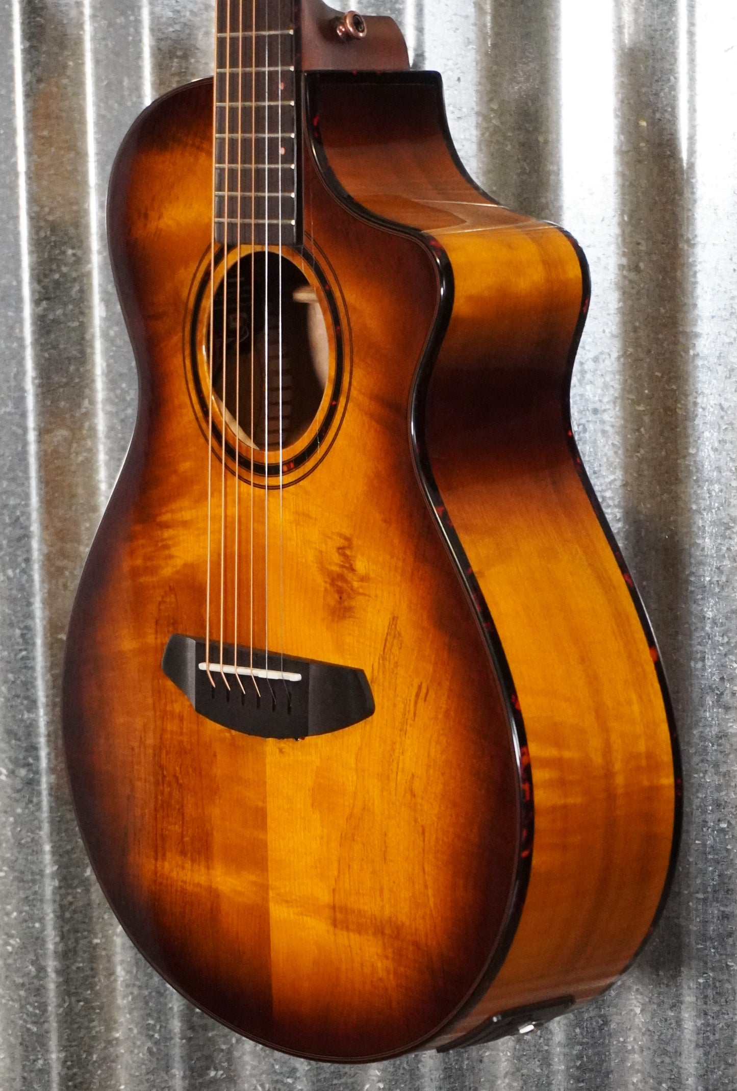 Breedlove Pursuit Exotic S Companion CE Tiger's Eye Acoustic Electric Guitar PSCP42CEMYMY #3678 Used