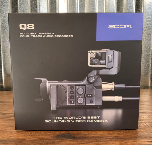 Zoom Q8 HD Handy Video Camera & 4 Track Audio Recorder