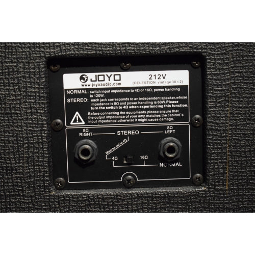 Joyo 212V 2x12" Dual Celestion Vintage 30 Stereo Guitar Amplifier Speaker Cabinet Demo