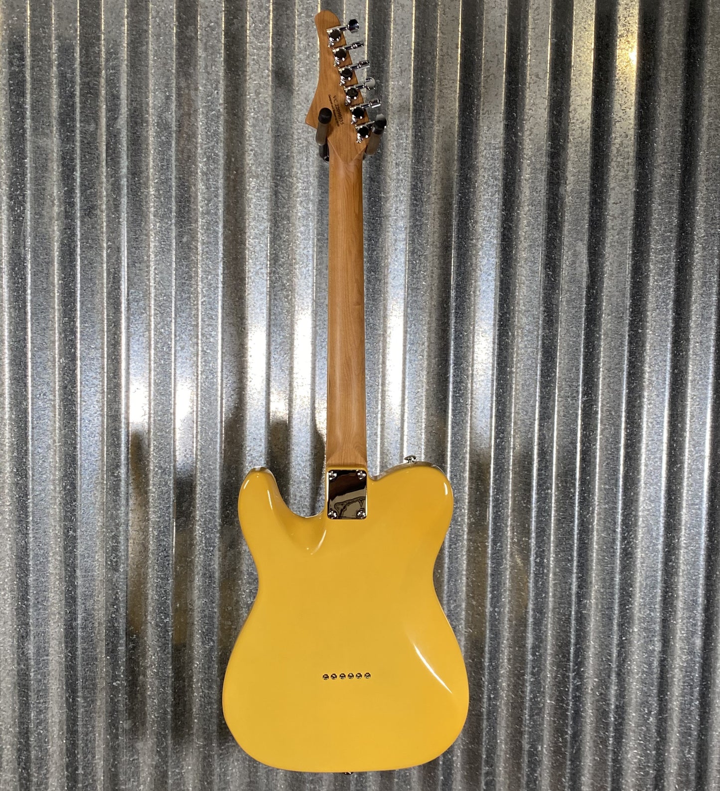 Musi Virgo Classic Telecaster Empire Yellow Guitar #0535 Used