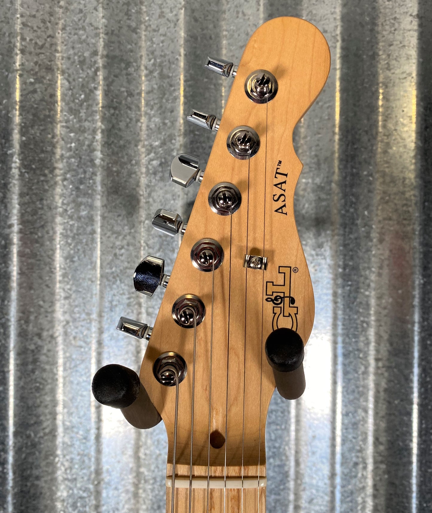 G&L USA 2016 Custom ASAT Special 3 Tone Sunburst Guitar & Bag #8759 Used