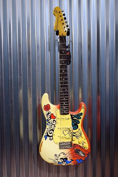 Vintage Guitars Icon V6MRHDX Thomas Blug Signature Summer of Love Guitar & Case
