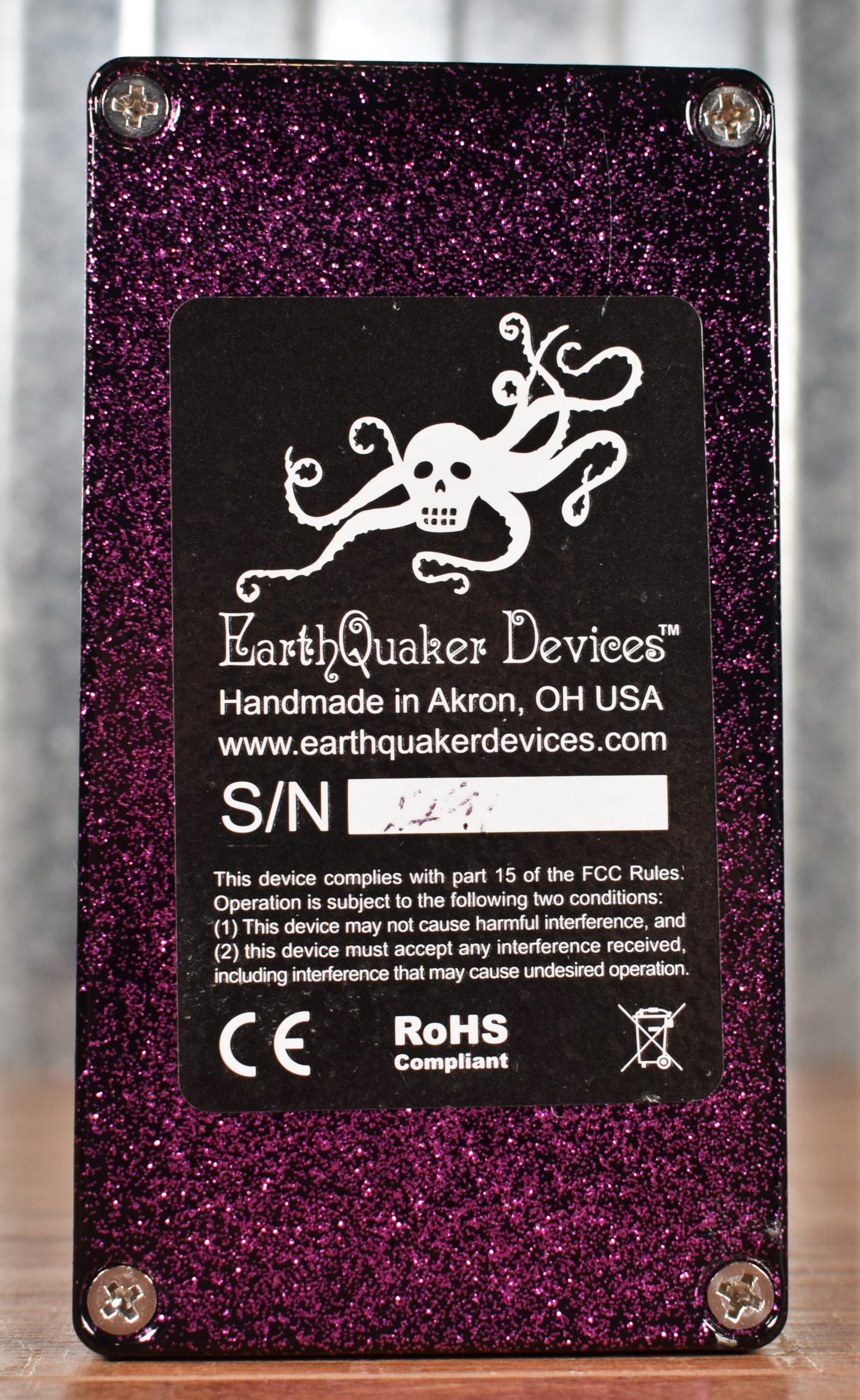 Earthquaker Devices EQD Night Wire Wide Range Harmonic Tremolo Guitar Effect Pedal Used