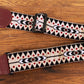 Levy's MGJ-003 2" Jacquard Weave Guitar Strap Black Red