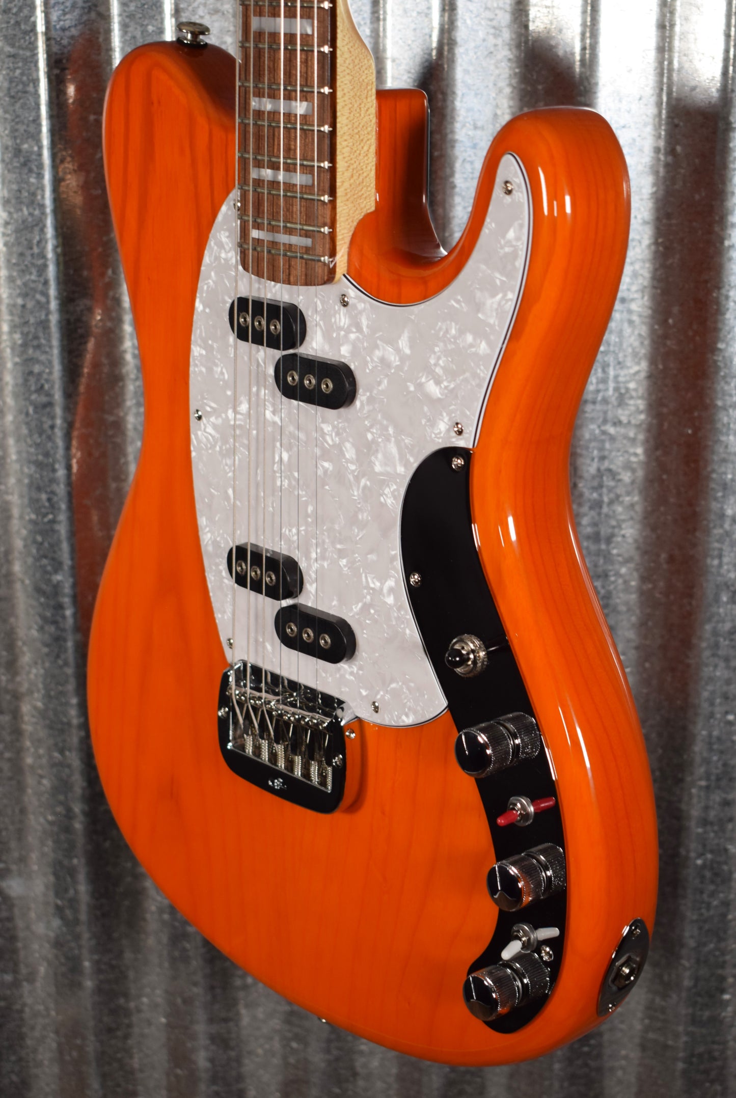 G&L USA CLF Espada Clear Orange Guitar & Case #6181