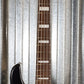 G&L USA Kiloton 5 Jet Black Frost 5 String Bass Rosewood Satin Neck & Case #7001