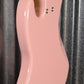 G&L USA Fullerton JB Shell Pink Jazz Bass & Case #9138
