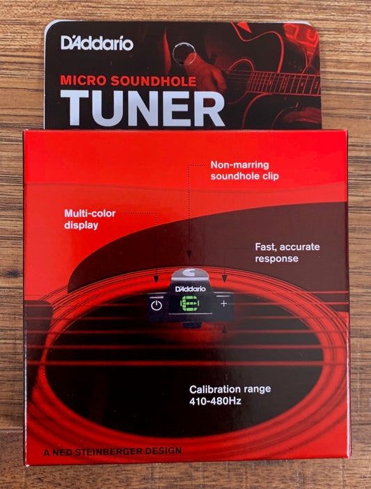 D'Addario Planet Waves PW-CT-15 Acoustic Guitar Soundhole Clip On Tuner