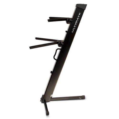 Ultimate Support AX-48 Pro Black APEX Series Two-tier Portable Column Keyboard Stand