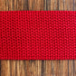 Levy's MC8-RED 2" Adjustable Cotton Guitar & Bass Strap Red
