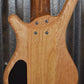 Warwick German Pro Series Corvette 6 String Active Bass Natural Ash & Bag #0121