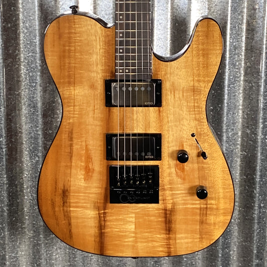 ESP LTD TE-1000 Evertune Koa Natural EMG Guitar #3278 B Stock
