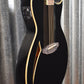 ESP LTD TL- 6 Thinline Acoustic Electric Guitar Black LTL6BLK & Case #2218