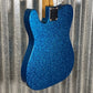 Fender J Mascis Telecaster Bottle Rocket Blue Flake Guitar & Bag #0050 Used