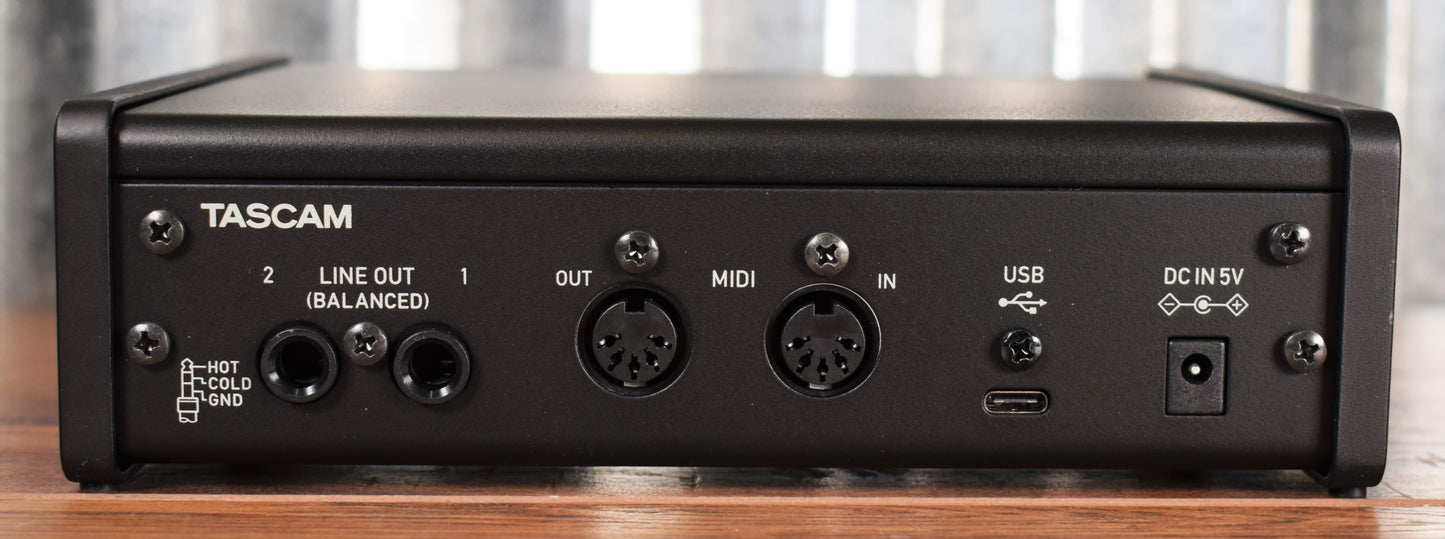 Tascam US-2X2HR 2x2 USA Audio & Midi Recording Interface Open Box