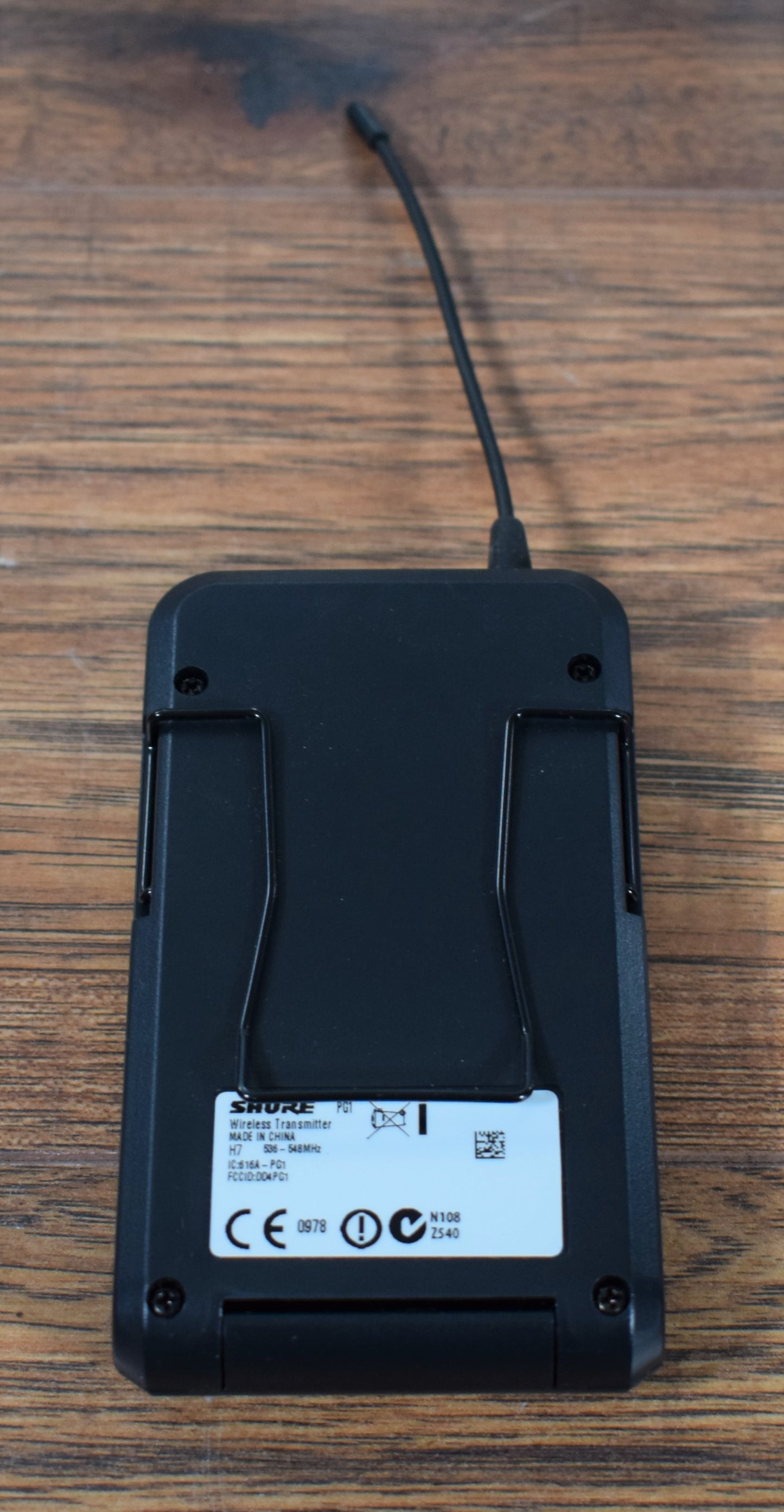 Shure PG-1 Bodypack Wireless Transmitter Used