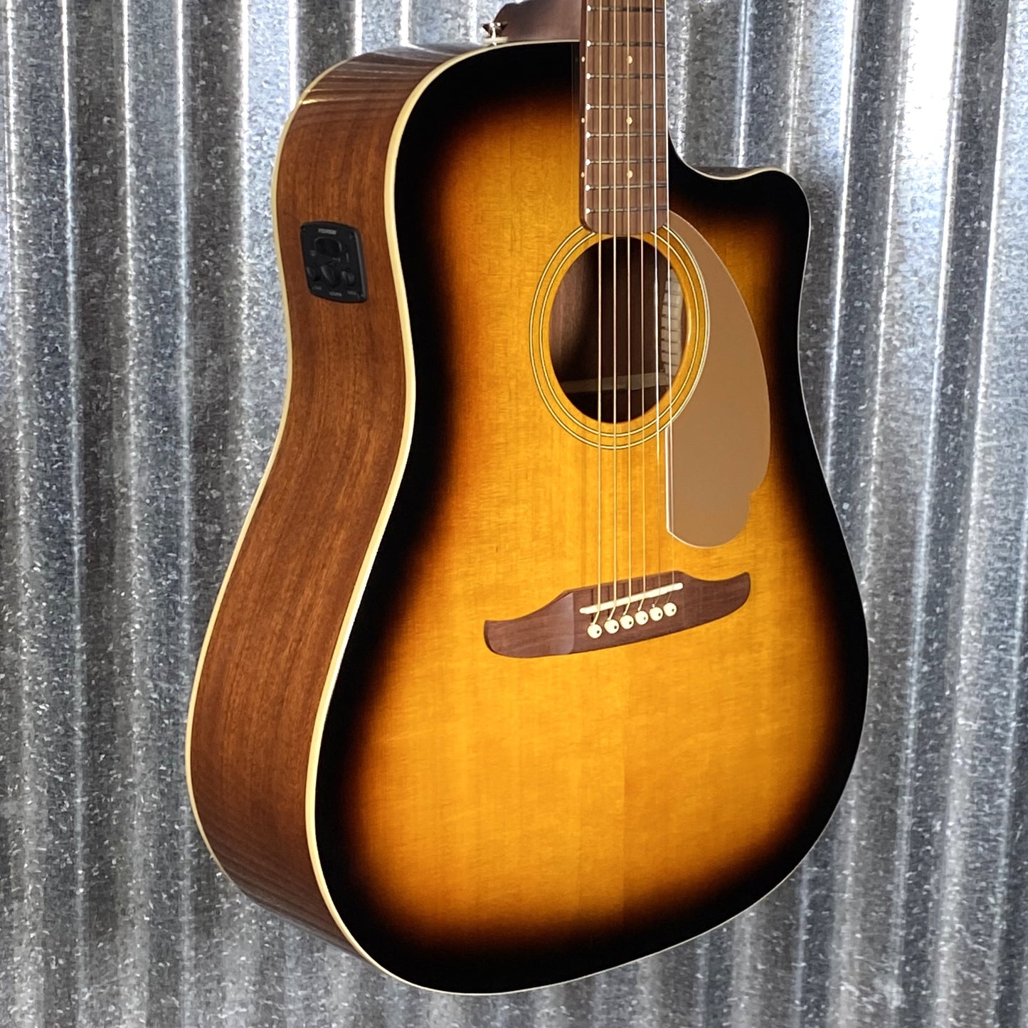 Fender Redondo Player SB WN Acoustic Electric Sunburst Guitar & Case #6820 Used