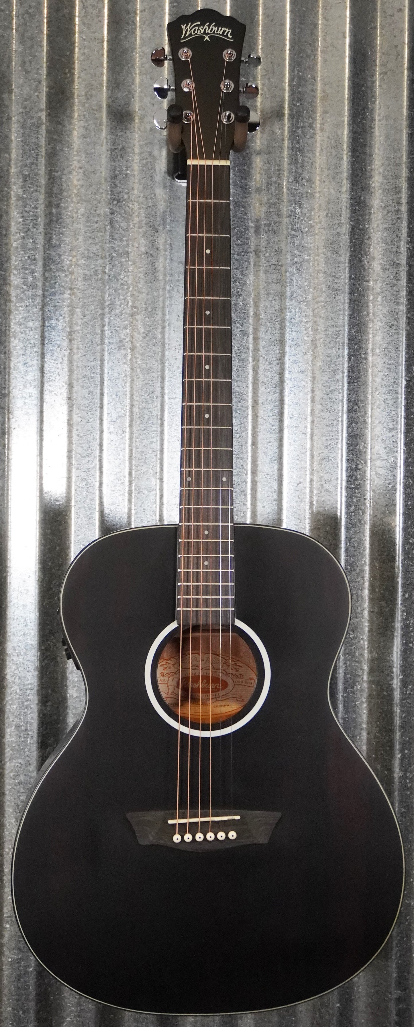 Washburn Deep Forest Ebony FE Acoustic Electric Guitar DFEFE-U #5953