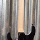 ESP LTD M-200FM See Thru Black Flame Top Guitar LM200FMSTBLK #0521 B Stock