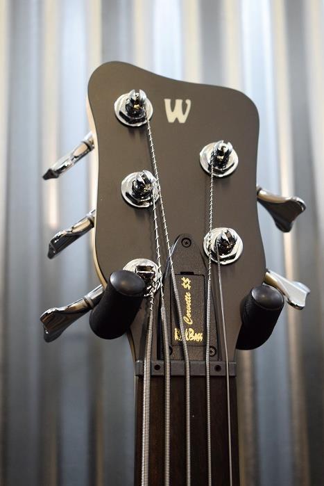 Warwick Rockbass Corvette $$ 5 String Fretless Bass Nirvana Black & Case #2615