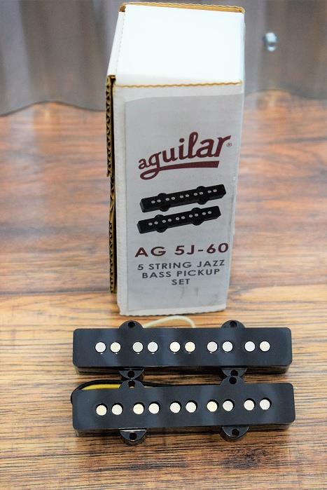 Aguilar AG 5J-60 Mid 60's Single Coil 5 String Jazz Bass Pickup Set