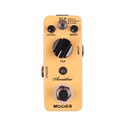 Mooer Audio Acoustikar Effects Pedal FX Acoustic Simulator for Electric Guitar