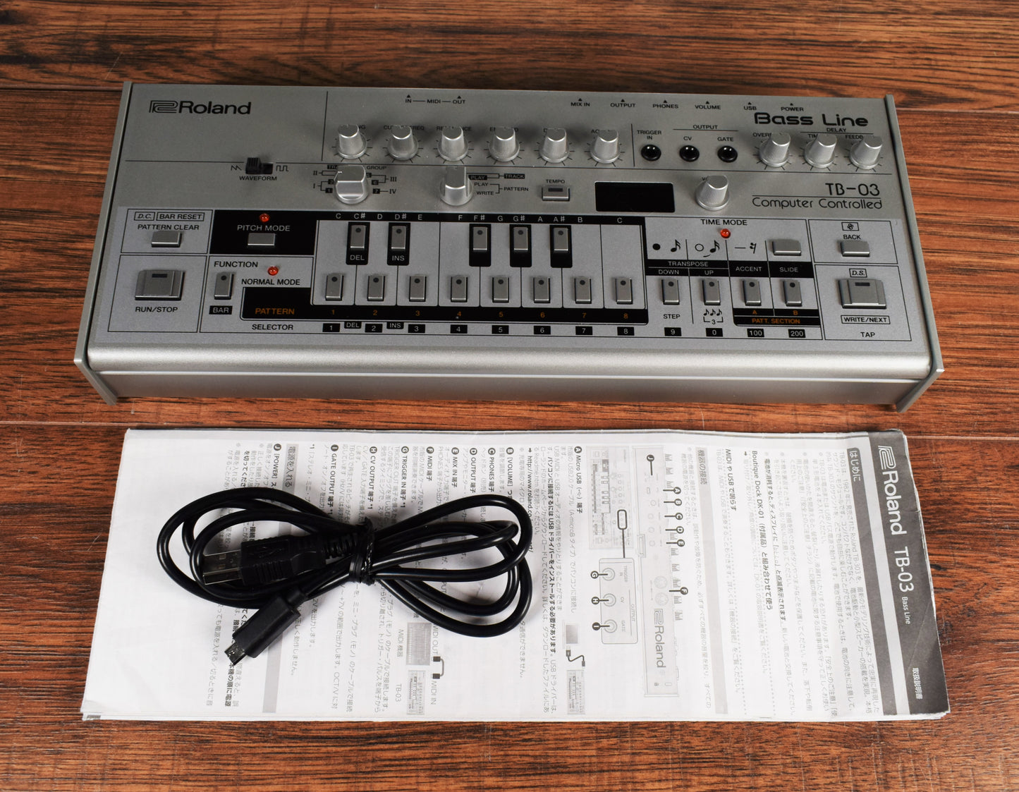 Roland TB-03 Bass Line Computer Controlled Synthesizer & Audio Interface Used