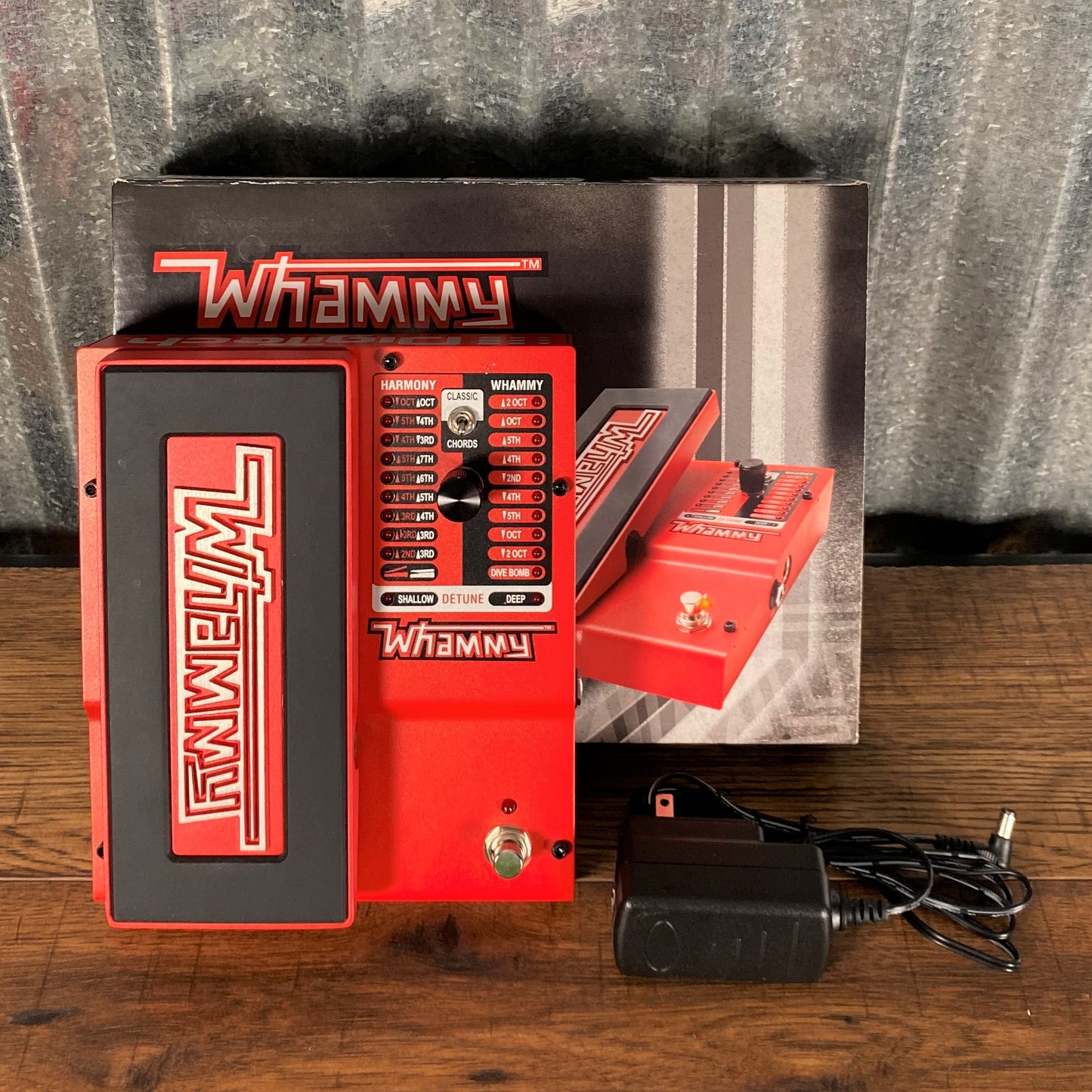 DigiTech Whammy Pitch Shifter Guitar Effect Pedal & Power Supply Used