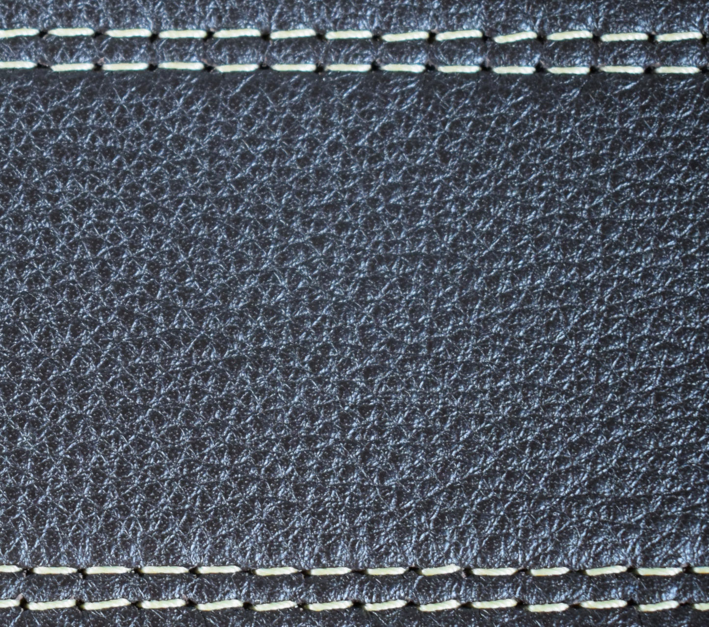 LM Products CLUB-BR Leather Double Stiched Guitar Strap Dark Brown