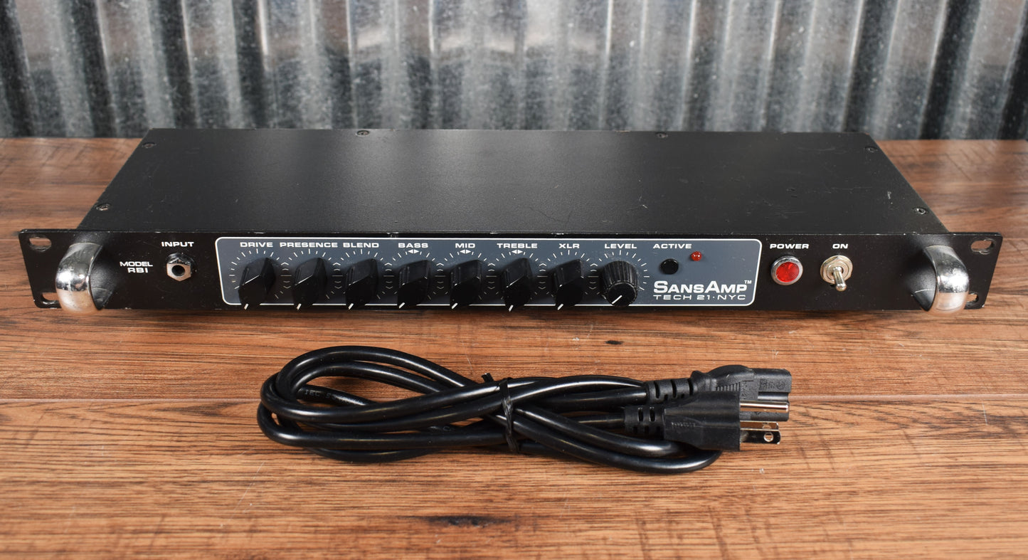 Tech 21 RBI Sansamp Rackmount Bass Preamp Used