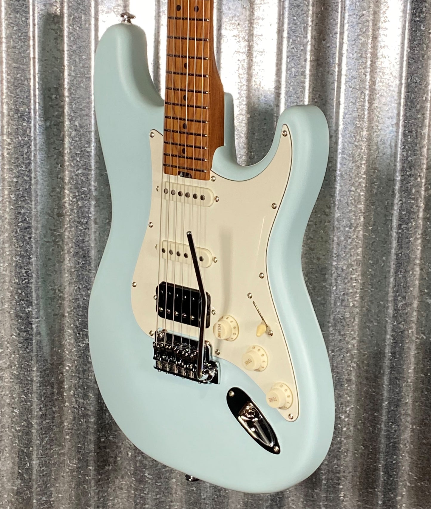 Musi Capricorn Classic HSS Stratocaster Matte Baby Blue Guitar #5100 Used