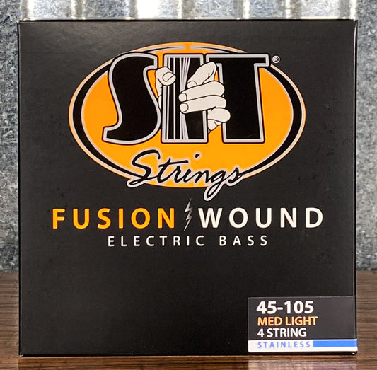 SIT Strings SRB45105L Fusion Wound 4 String Bass Steel Medium Light 45-105 Set