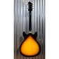 Hagstrom Super VIking SUVIK-TSB Tobacco Sunburst Flame Top Semi-Hollow Guitar #0276
