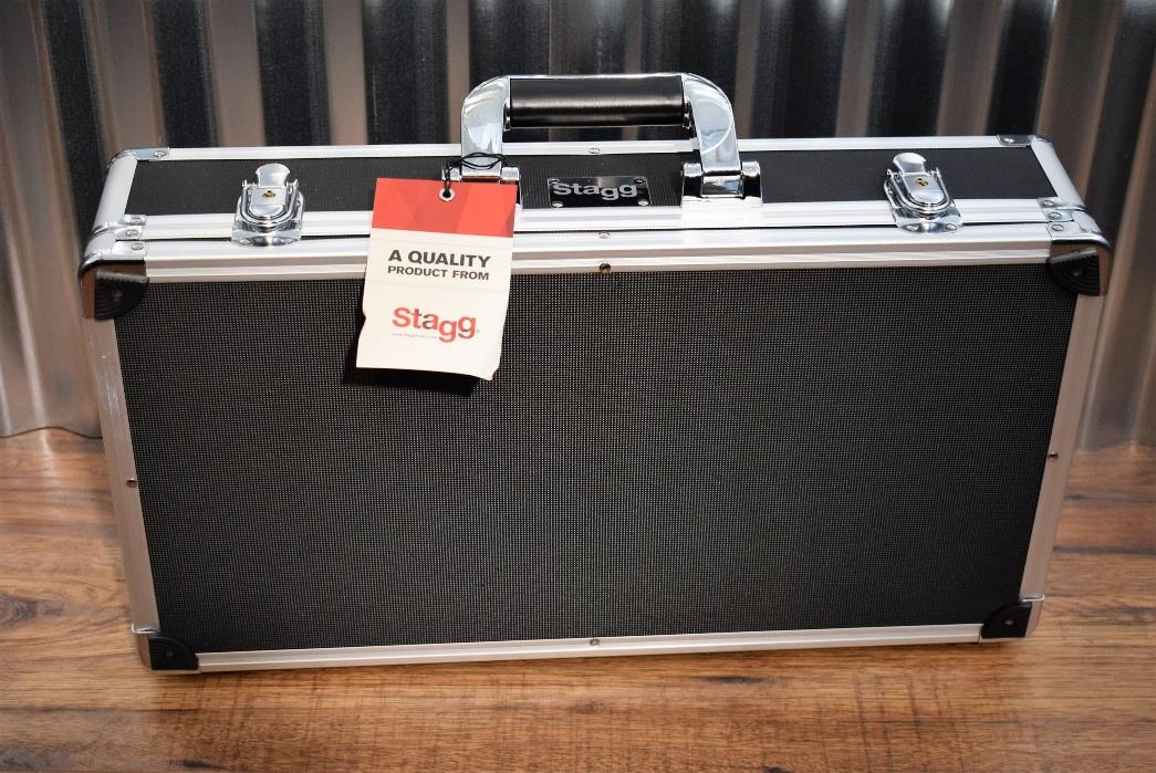Stagg UPC-500 ABS Briefcase Guitar Effect Pedalboard & Case