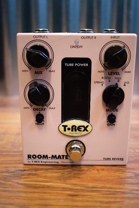 T-Rex Engineering Room Mate Tube Driven Reverb Pedal with Four Presets #4679