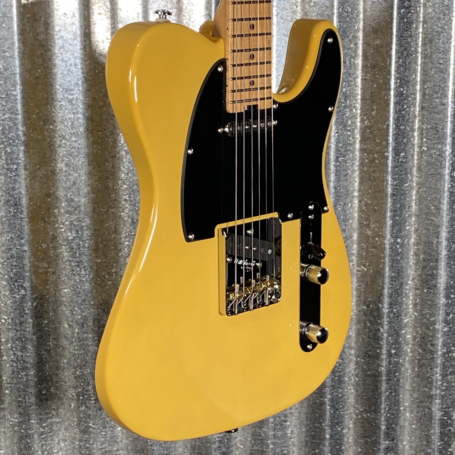 Musi Virgo Classic Telecaster Empire Yellow Guitar #0535 Used