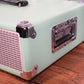 Gator Cases GR-RETRORACK-2SG 2 Space Guitar & Bass Amplifier/Effects Rack Case Seafoam Green