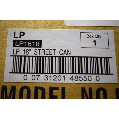 LP Latin Percussion RAW 18" Steel Street Can with Legs LP1618