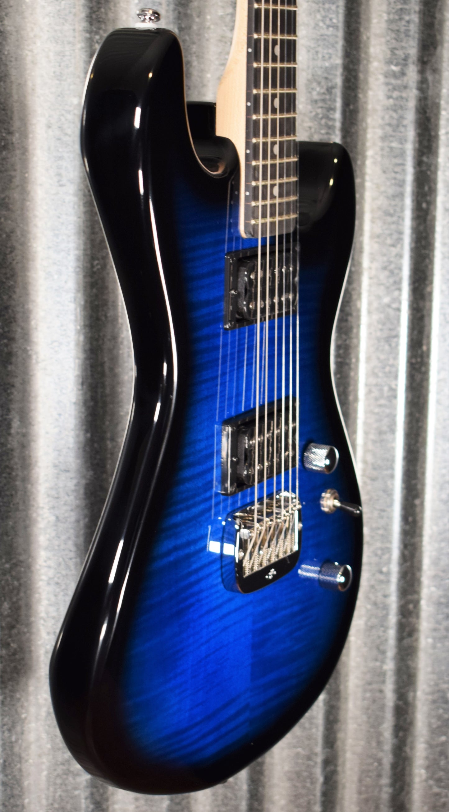 G&L Tribute Jerry Cantrell Superhawk Blue Burst Guitar #3270 Demo