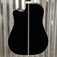 Takamine EF381SC12 Cutaway 12 String Acoustic Electric Guitar Black & Case Japan #0703