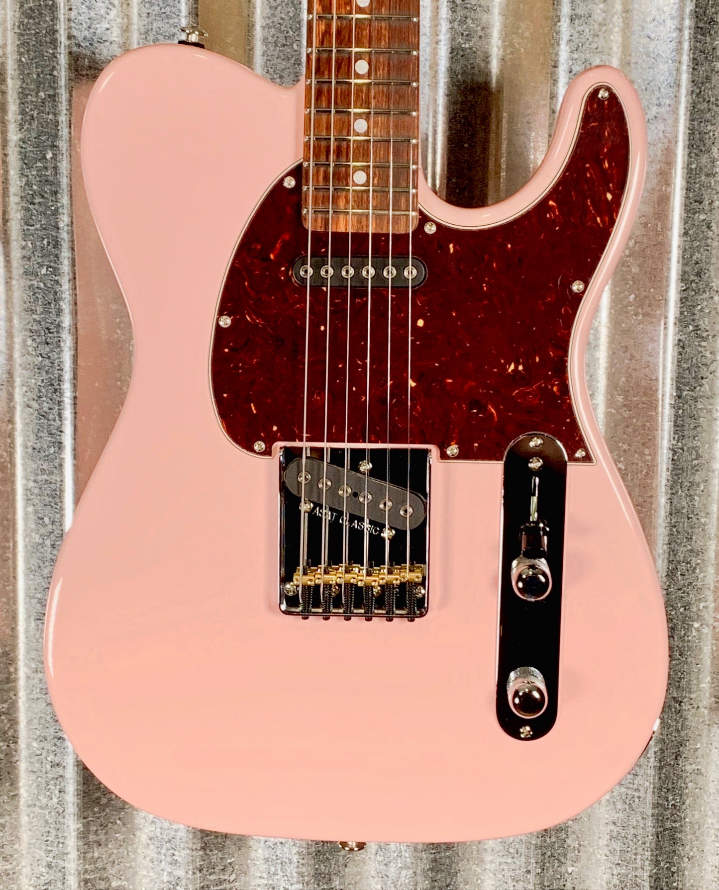 G&L USA Fullerton Custom ASAT Classic Shell Pink Guitar & Case 2019 #2112