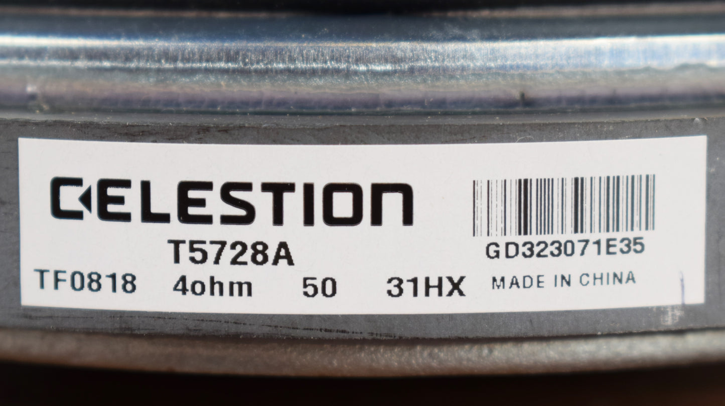Celestion TF0818 Pressed Chassis Low Frequency 8" 100 Watt Loudspeaker