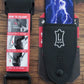 Levy's MPRH-18 Right Height 2" Polyester Guitar Bass Strap with Lightning Bolt Motif