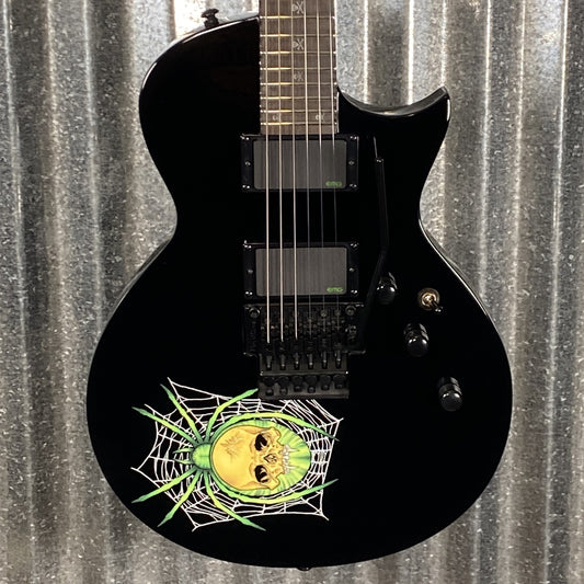 ESP LTD KH-3 30th Anniversary Spider Kirk Hammett Black EMG Guitar & Case #1302 Used