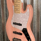 G&L USA JB5 Shell Pink 5 String Bass JB-5 & Case #7293