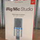 IK Multimedia iRig Mic Studio Silver Large Diaphragm Recording Microphone Open Box