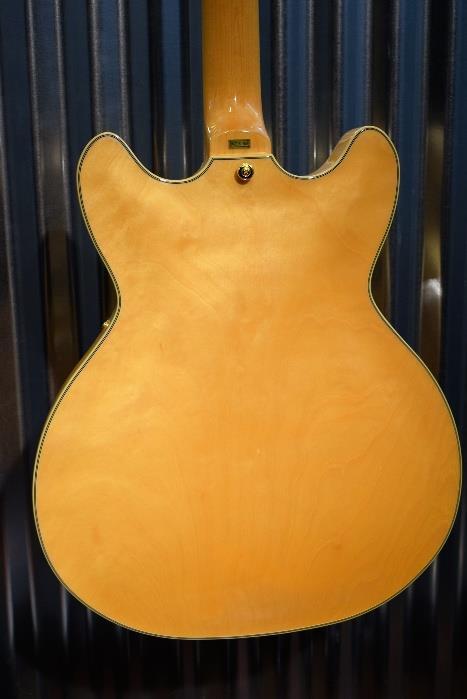 Washburn HB35NK Semi Hollow Electric Guitar Natural Flame Top & Hard Case #616