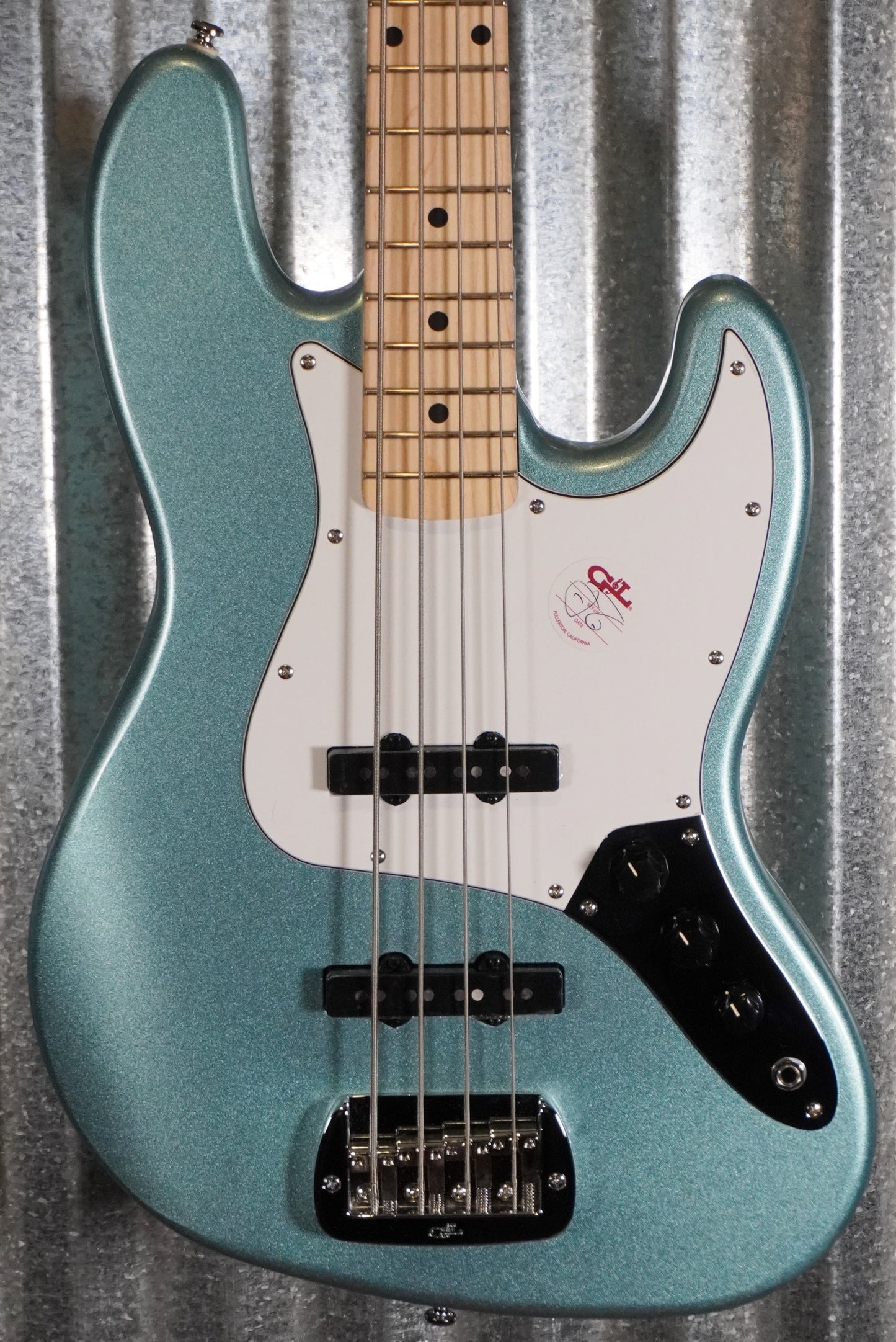 G&L Tribute JB Seafoam Pearl Green 4 String Bass #1514 Used